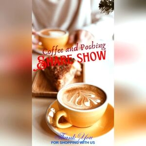 Coffee and Poshing early morning show